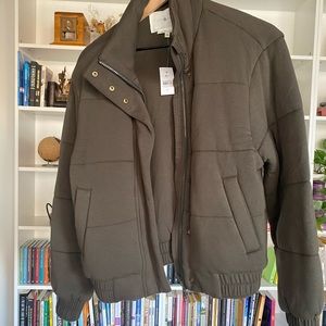 NWT XS Lou & Grey signature soft plush puffer coat